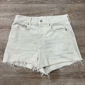 Old Navy Beige Sky High A Line Jean Shorts
